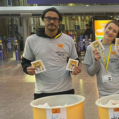Sampling activation at Manchester Piccadilly Station