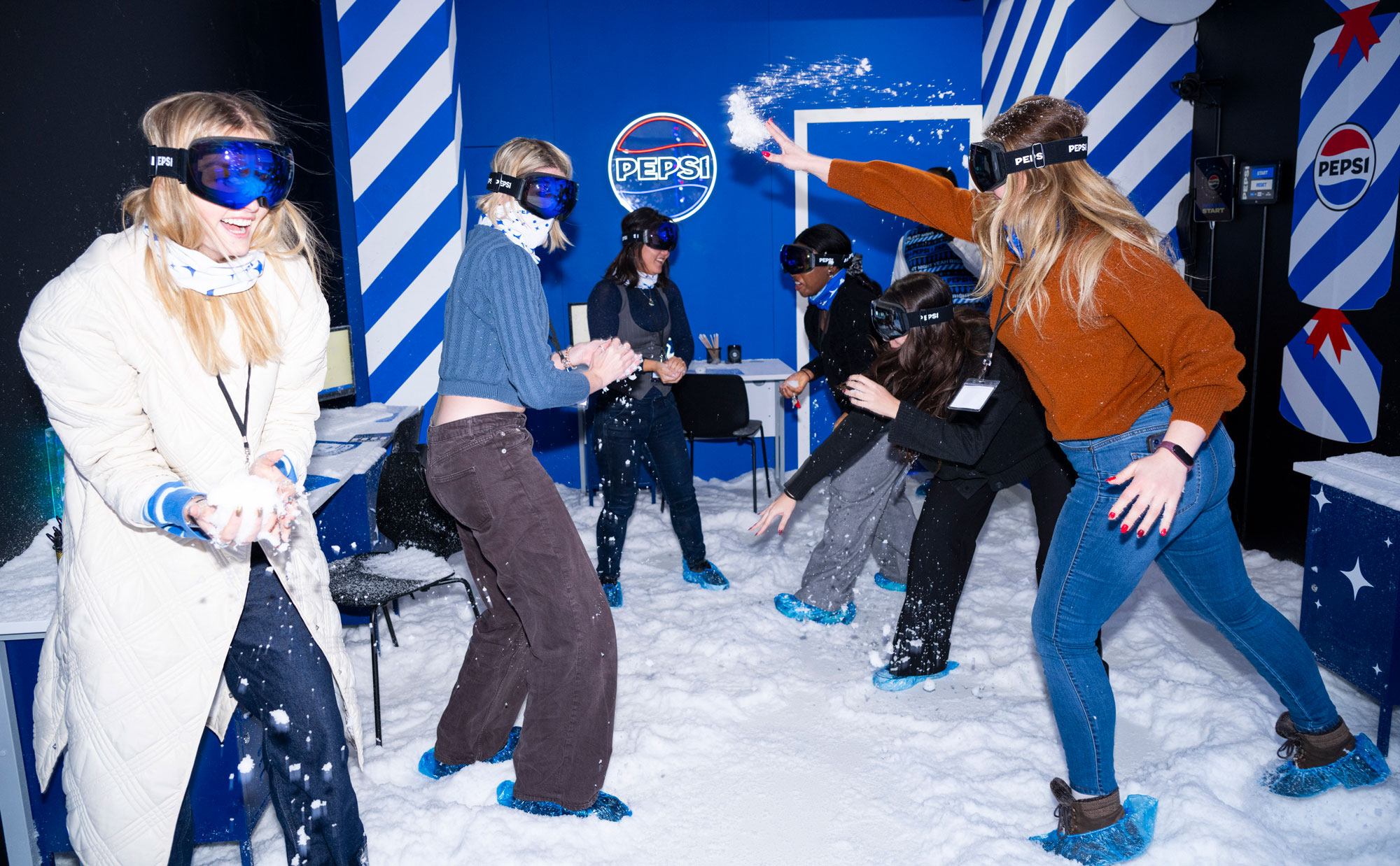Pepsi MAX Christmas pop-up experience in Soho