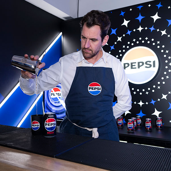Pepsi MAX festive activation space